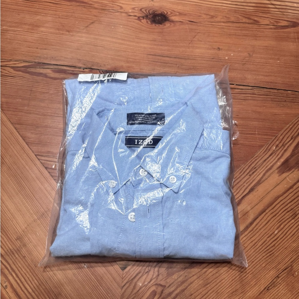 Boys’ Blue Button-Down Shirt